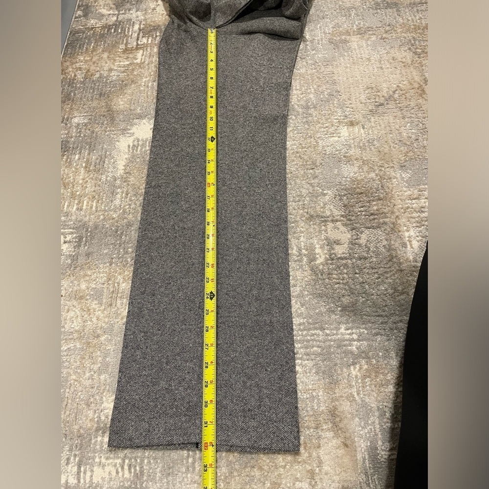 Karen Kane Wool Gray Black Piping & Ribbon Tie Suit Jacket Size 8 Pants Size 12 - Picture 16 of 16